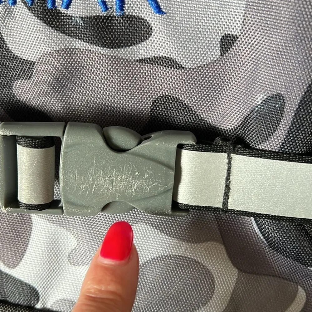 Pottery Barn Kids Mackenzie Gray Classic Camo Reflective Backpack